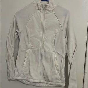 Women's White Fleece Jacket